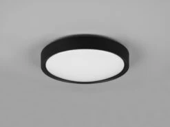 Trio Leuchten LED Deckenleuchte 2er Set In Schwarz Matt Ø 33cm, IP44 - Badlampen -Globo Store led deckenleuchte 2er set in schwarz matt 33cm ip4 5