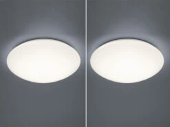 Trio Leuchten LED Deckenleuchte 2er Set In Weiß Ø 37cm, IP44 - Badlampen -Globo Store led deckenleuchte 2er set in weiss 37cm ip44 badla 2