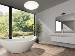 Trio Leuchten LED Deckenleuchte 2er Set In Weiß Ø 37cm, IP44 - Badlampen -Globo Store led deckenleuchte 2er set in weiss 37cm ip44 badla 5