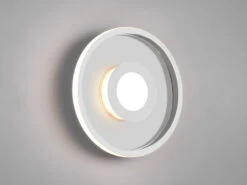 Trio Leuchten LED Deckenleuchte 2er Set Silber Chrom Ø 30cm Mit Switch Dimmer, IP44 -Globo Store led deckenleuchte 2er set silber chrom 30cm mit sw 7