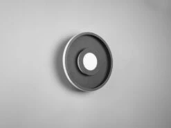 Trio Leuchten LED Deckenleuchte ASCARI, Rund, Schwarz Matt, Ø 30cm, Dimmbar, IP44 -Globo Store led deckenleuchte ascari rund schwarz matt 30cm di 6