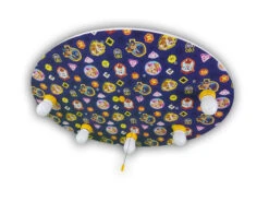 Niermann LED Deckenleuchte Blau 71x53cm Zugschalter Für Schlummerlicht - Die Super Hunde 7 Niermann LED Deckenleuchte Blau 71x53cm Zugschalter Für Schlummerlicht - Die Super Hunde -Globo Store led deckenleuchte blau 71x53cm zugschalter fuer sc 2