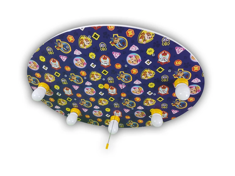 Niermann LED Deckenleuchte Blau 71x53cm Zugschalter Für Schlummerlicht - Die Super Hunde 3 Niermann LED Deckenleuchte Blau 71x53cm Zugschalter Für Schlummerlicht - Die Super Hunde – Bild 3