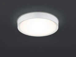 Trio Leuchten LED Deckenleuchte CLARIMO In Weiß Ø 33cm, IP44 - Badlampen -Globo Store led deckenleuchte clarimo in weiss 33cm ip44 badla 2