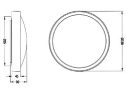 Trio Leuchten LED Deckenleuchte CLARIMO In Weiß Ø 33cm, IP44 - Badlampen -Globo Store led deckenleuchte clarimo in weiss 33cm ip44 badla 7