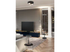 Trio Leuchten LED Deckenleuchte FRANKLIN 3 Flammig Anthrazit Mit Stufen Dimmer, Ø 35cm 14 Trio Leuchten LED Deckenleuchte FRANKLIN 3 Flammig Anthrazit Mit Stufen Dimmer, Ø 35cm -Globo Store led deckenleuchte franklin 3 flammig anthrazit mit 6