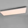 Reality Leuchten LED Deckenleuchte GAMMA Titan Panel Mit Nachtlicht Rechteckig 80x29cm