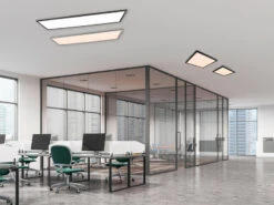 Reality Leuchten LED Deckenleuchte GAMMA Titan Panel Mit Nachtlicht Rechteckig 80x29cm -Globo Store led deckenleuchte gamma titan panel mit nachtlicht 6