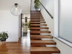 MeineWunschleuchte LED Deckenleuchte Glaskugel Wellenmuster Transparent, Globe Ø30cm -Globo Store led deckenleuchte glaskugel wellenmuster transpare 7