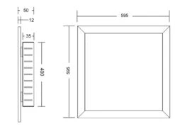 Trio Leuchten LED Deckenleuchte GRIFFIN Dimmbare Smarte WIZ Lampe Mit Fernbedienung 60x60cm -Globo Store led deckenleuchte griffin dimmbare smarte wiz lamp 4