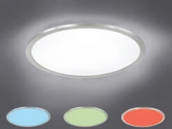 Trio Leuchten LED Deckenleuchte GRIFFIN Dimmbare Smarte WIZ Lampe Mit Fernbedienung Ø 30cm