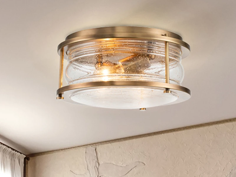 MeineWunschleuchte LED Deckenleuchte In Messing Für Badezimmer & Wohnraum, Ø30,5cm 1 MeineWunschleuchte LED Deckenleuchte In Messing Für Badezimmer & Wohnraum, Ø30,5cm