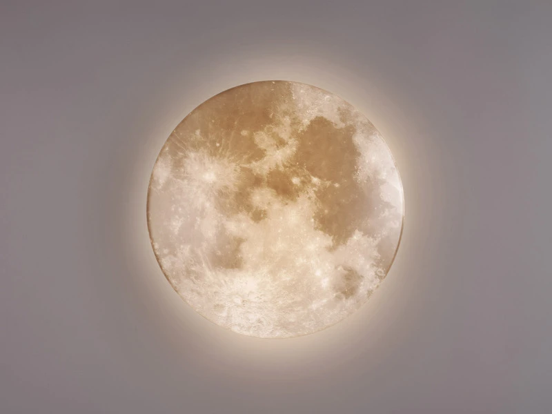 Reality Leuchten LED Deckenleuchte MOONIKA Mondcover In Weiß Ø37cm, IP44 Badlampe 5 Reality Leuchten LED Deckenleuchte MOONIKA Mondcover In Weiß Ø37cm, IP44 Badlampe – Bild 5