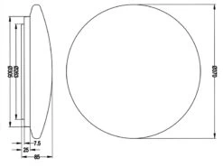 Trio Leuchten LED Deckenleuchte PAOLO In Weiß Ø 37cm, IP44 - Badlampen -Globo Store led deckenleuchte paolo in weiss 37cm ip44 badlamp 7