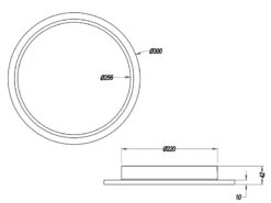 Trio Leuchten LED Deckenleuchte PHOENIX Silber / Weiß Dimmbar - Extra Flach Ø 30cm -Globo Store led deckenleuchte phoenix silber weiss dimmbar ext 4