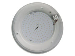 Niermann LED-Deckenleuchte Rund, Glas Alabaster, Dekorring Nickel Matt, Ø 30cm -Globo Store led deckenleuchte rund glas alabaster dekorring ni 2