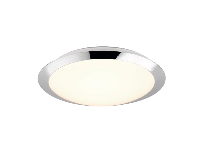 Trio Leuchten LED Deckenleuchte UMBERTO In Chrom Ø 29cm, IP44 - Badlampen 2 Trio Leuchten LED Deckenleuchte UMBERTO In Chrom Ø 29cm, IP44 - Badlampen – Bild 2