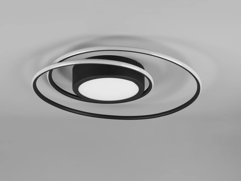 Trio Leuchten LED Deckenleuchte YAVA Ringförmig Mit Fernbedienung, Ø 60cm, Schwarz 11 Trio Leuchten LED Deckenleuchte YAVA Ringförmig Mit Fernbedienung, Ø 60cm, Schwarz – Bild 11