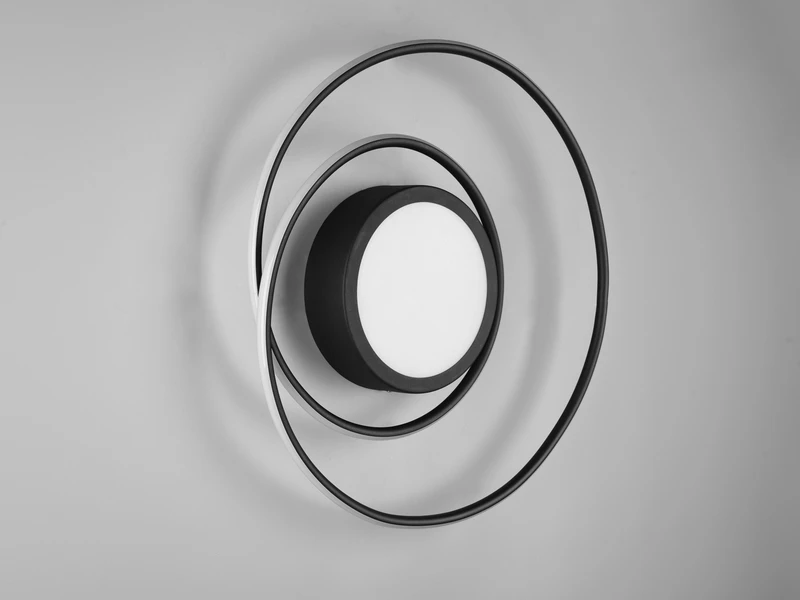 Trio Leuchten LED Deckenleuchte YAVA Ringförmig Mit Fernbedienung, Ø 60cm, Schwarz 12 Trio Leuchten LED Deckenleuchte YAVA Ringförmig Mit Fernbedienung, Ø 60cm, Schwarz – Bild 12