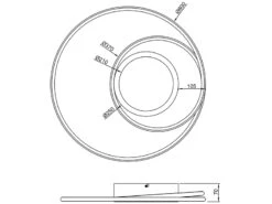 Trio Leuchten LED Deckenleuchte YAVA Ringförmig Mit Fernbedienung, Ø 60cm, Schwarz 17 Trio Leuchten LED Deckenleuchte YAVA Ringförmig Mit Fernbedienung, Ø 60cm, Schwarz -Globo Store led deckenleuchte yava ringfoermig mit fernbedienu 3