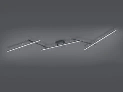 Trio Leuchten LED Deckenschiene ARVIN Mit Fernbedienung & Farbwechsel, Schwarz, 245cm Lang