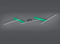 Trio Leuchten LED Deckenschiene ARVIN Mit Fernbedienung & Farbwechsel, Schwarz, 245cm Lang -Globo Store led deckenschiene arvin mit fernbedienung farbwech 5