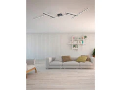 Trio Leuchten LED Deckenschiene ARVIN Mit Fernbedienung & Farbwechsel, Schwarz, 245cm Lang -Globo Store led deckenschiene arvin mit fernbedienung farbwech 7