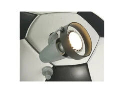 Niermann LED Deckenstrahler FUSSBALL 3flammig, Spots Schwenkbar, Fussball-Strahler -Globo Store led deckenstrahler fussball 3flammig spots schwenk 2