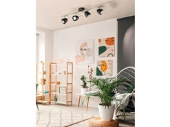 FHL Easy LED Deckenstrahler GEMMA Schwarz 4 Flammig - Deckenspot Industrial Style 10 FHL Easy LED Deckenstrahler GEMMA Schwarz 4 Flammig - Deckenspot Industrial Style -Globo Store led deckenstrahler gemma schwarz 4 flammig deckens 4