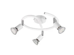 MeineWunschleuchte LED Deckenstrahler Rondell 3 Flammig Weiß, Ø 26cm 9 MeineWunschleuchte LED Deckenstrahler Rondell 3 Flammig Weiß, Ø 26cm -Globo Store led deckenstrahler rondell 3 flammig weiss 26cm 3