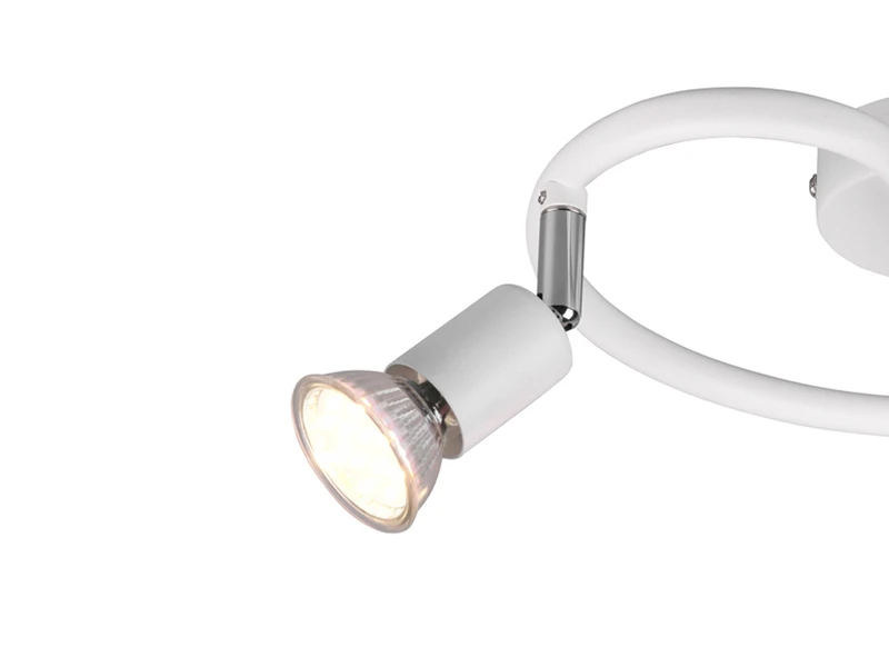 MeineWunschleuchte LED Deckenstrahler Rondell 3 Flammig Weiß, Ø 26cm 5 MeineWunschleuchte LED Deckenstrahler Rondell 3 Flammig Weiß, Ø 26cm – Bild 5