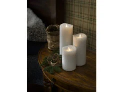 Konstsmide LED Duftkerze Mit 6h Timer, Flackernd, Ø 9cm, Höhe 13cm, Batteriebetrieb -Globo Store led duftkerze mit 6h timer flackernd 9cm hoehe 13c 8