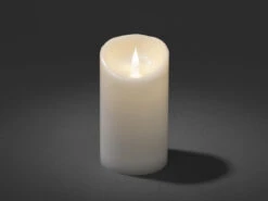 Konstsmide LED Echtwachskerze Mit 3D Flamme & Timer, Ø 10cm, Höhe 18cm, Batteriebetrieb 10 Konstsmide LED Echtwachskerze Mit 3D Flamme & Timer, Ø 10cm, Höhe 18cm, Batteriebetrieb -Globo Store led echtwachskerze mit 3d flamme timer 10cm hoehe 1 2
