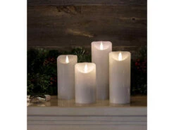 Konstsmide LED Echtwachskerze Mit Flamme & Timer, Ø 7,5cm, Höhe 15,5cm, Batteriebetrieb 14 Konstsmide LED Echtwachskerze Mit Flamme & Timer, Ø 7,5cm, Höhe 15,5cm, Batteriebetrieb -Globo Store led echtwachskerze mit flamme timer 75cm hoehe 155 6