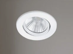 Trio Leuchten LED Einbaustrahler PAMIR Dimmbar Rund Ø8,5cm Schwenkbar Weiß Matt -Globo Store led einbaustrahler pamir dimmbar rund 85cm schwenk 16