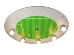 Niermann LED Kinder Deckenleuchte Fußball-Stadion Mit Zugschalter Für LED-Schlummerlicht