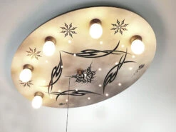 Niermann LED Kinder Deckenleuchte Im Gothic Style Mit Zugschalter Für LED-Schlummerlicht -Globo Store led kinder deckenleuchte im gothic style mit zugsc 2