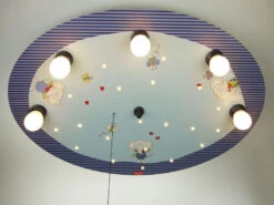 Niermann LED Kinder Deckenleuchte Mit Bunten Elefanten Zugschalter Für LED-Schlummerlicht 7 Niermann LED Kinder Deckenleuchte Mit Bunten Elefanten Zugschalter Für LED-Schlummerlicht -Globo Store led kinder deckenleuchte mit bunten elefanten zugs 2