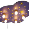 Niermann LED Kinder Deckenleuchte Nachthimmel Sterne Zugschalter Für LED-Schlummerlicht