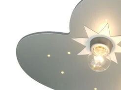 Niermann LED Kinder Deckenleuchte Wolke, Titan Sterne Zugschalter Für LED-Schlummerlicht 8 Niermann LED Kinder Deckenleuchte Wolke, Titan Sterne Zugschalter Für LED-Schlummerlicht -Globo Store led kinder deckenleuchte wolke titan sterne zugsch 3