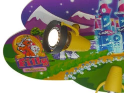 Niermann LED Kinderzimmer Deckenleuchte Einhorn Filly, 3-flammig, Schwenkbare Spots -Globo Store led kinderzimmer deckenleuchte einhorn filly 3 fla 3