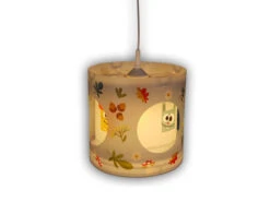 Niermann LED Kinderzimmer Dreh-Pendelleuchte Lampenschirm Drehend Motiv Zanimo