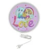 Niermann LED Kinderzimmer Wandlampe Ø 25cm In Rosa Multicolor - Die Super Hunde