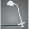Reality Leuchten LED Klemmleuchte BERRY Flexarm, Kunststoff Weiß, Höhe 26cm