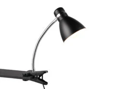 MeineWunschleuchte LED Klemmleuchte Flexibel, Chrom & Metallschirm Schwarz, 36cm 6 MeineWunschleuchte LED Klemmleuchte Flexibel, Chrom & Metallschirm Schwarz, 36cm -Globo Store led klemmleuchte flexibel chrom metallschirm schwa 1