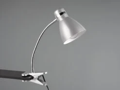 MeineWunschleuchte LED Klemmleuchte Flexibel, Chrom & Metallschirm Titan, 36cm 8 MeineWunschleuchte LED Klemmleuchte Flexibel, Chrom & Metallschirm Titan, 36cm -Globo Store led klemmleuchte flexibel chrom metallschirm titan 3