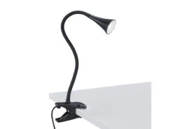 Reality Leuchten LED Klemmleuchte VIPER 1 Flammig Kunststoff Schwanenhalslampe In Schwarz -Globo Store led klemmleuchte viper 1 flammig kunststoff schwan 5