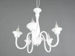 MeineWunschleuchte LED Kronleuchter Im Landhausstil, 5-flammig Stehend Ø 56cm, Weiß 17 MeineWunschleuchte LED Kronleuchter Im Landhausstil, 5-flammig Stehend Ø 56cm, Weiß -Globo Store led kronleuchter im landhausstil 5 flammig stehend 8