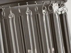 MeineWunschleuchte LED Kronleuchter Mehrflammig Mit Filigranem Kristall Glas, Braun, Bis 3,75m Lang -Globo Store led kronleuchter mehrflammig mit filigranem krista 9