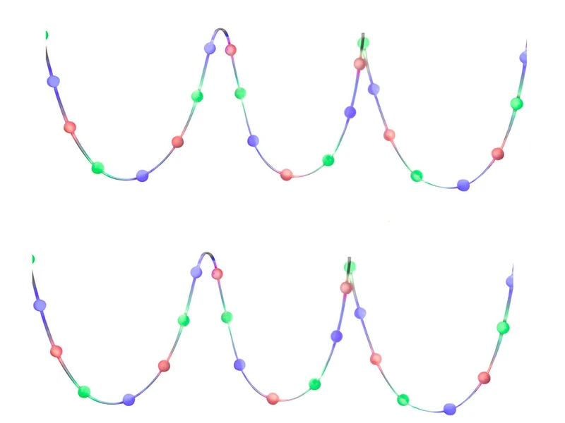 Globo LED Lichterketten Set Mit Je 30 LED Kugeln & Farbwechsler, Länge 2x 5m, Schalter 1 Globo LED Lichterketten Set Mit Je 30 LED Kugeln & Farbwechsler, Länge 2x 5m, Schalter
